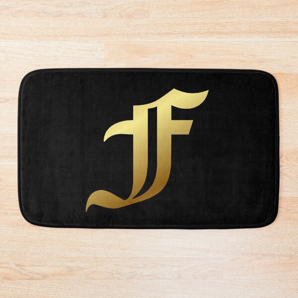 Item preview, Capital Letter F - Foil Gold Effect Gothic Blackletter Script / Old English Font designed and sold by STUDIO-72.