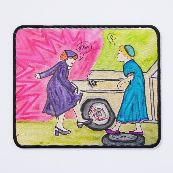 Item preview, “I’m Sure You Won’t Mind Changing A Tyyyyyyaaaahhh!” designed and sold by LisaFR1966.