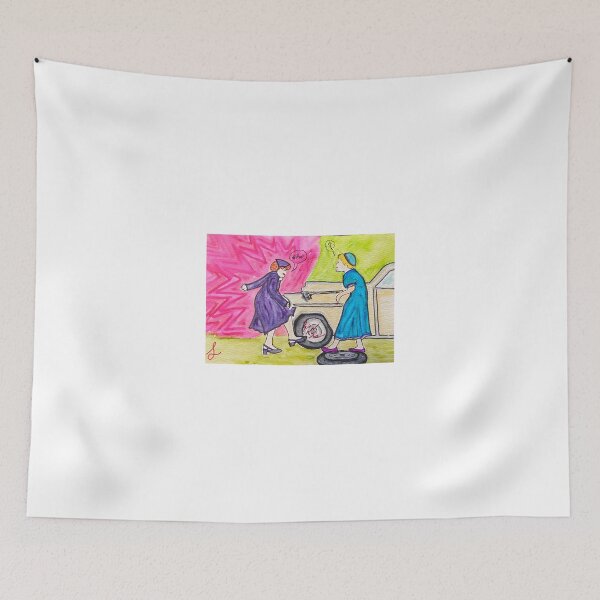 Item preview, “I’m Sure You Won’t Mind Changing A Tyyyyyyaaaahhh!” designed and sold by LisaFR1966.