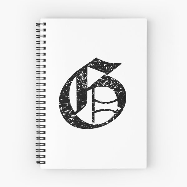 Item preview, Capital Letter G - Eroded / Distressed Gothic Blackletter Script / Old English Font (Black) designed and sold by STUDIO-72.