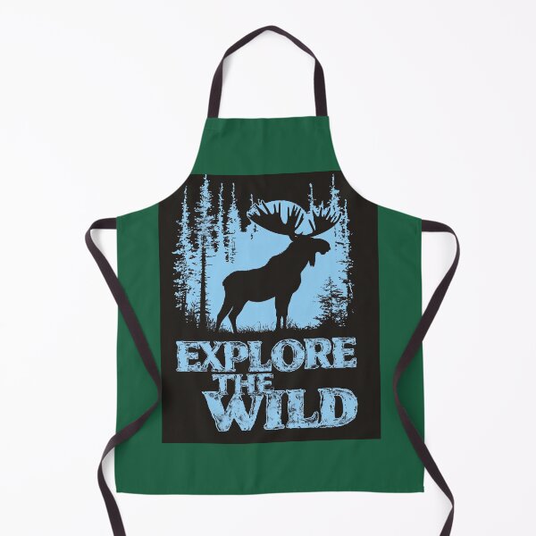 Item preview, Explore the Wild – Majestic Moose in the Forest Adventure Design designed and sold by ArtVibeCo.