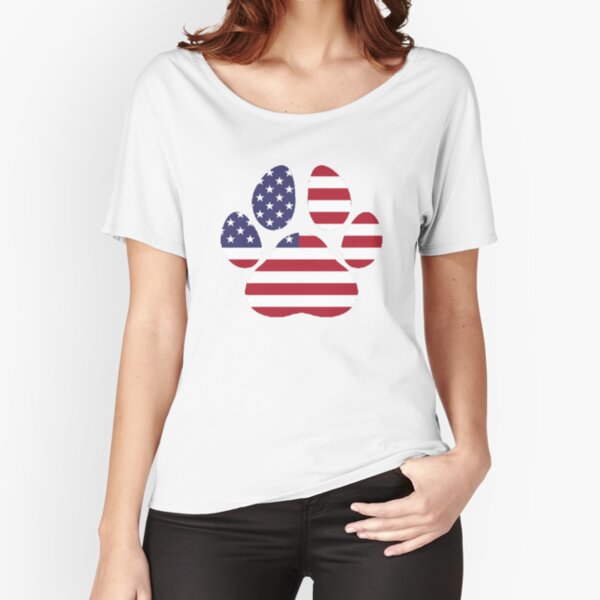 Item preview, American Flag Dog Paw Print designed and sold by Gertie Roo.