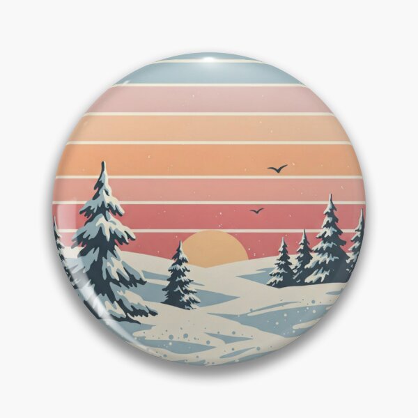 Item preview, Snowy Sunset designed and sold by Tw1nsAIArt.