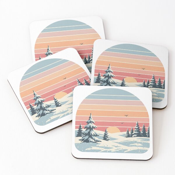 Item preview, Snowy Sunset designed and sold by Tw1nsAIArt.