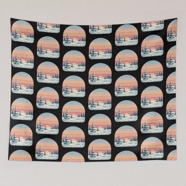 Item preview, Snowy Sunset designed and sold by Tw1nsAIArt.