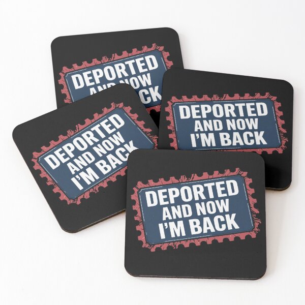 Item preview, Deported and Now I’m Back – Passport Stamp Design designed and sold by Ela-graphicwiz.