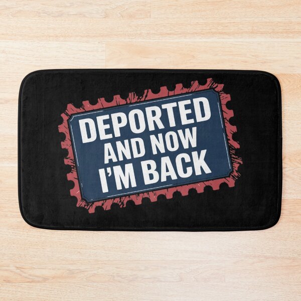 Item preview, Deported and Now I’m Back – Passport Stamp Design designed and sold by Ela-graphicwiz.