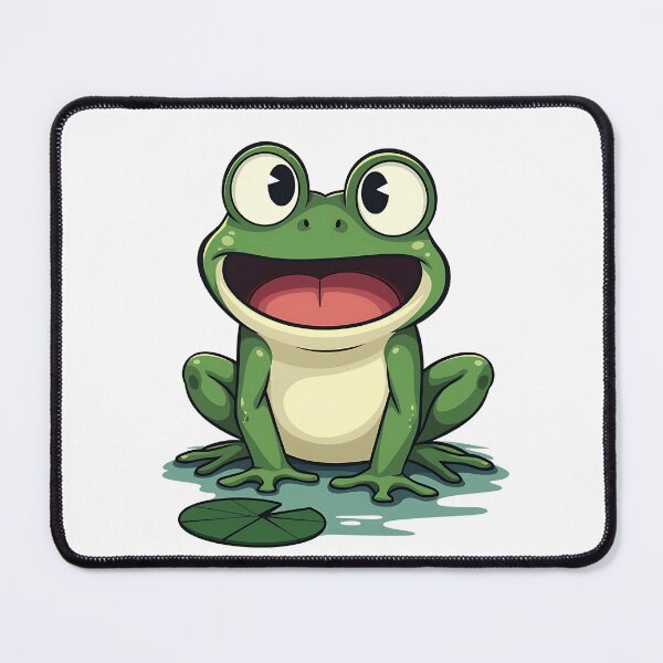 Item preview, Screaming Froggy | Funny Cartoon Amphibian Design designed and sold by VibeTCreations.