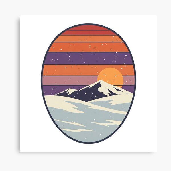 Item preview, Snowy Sunset designed and sold by Tw1nsAIArt.