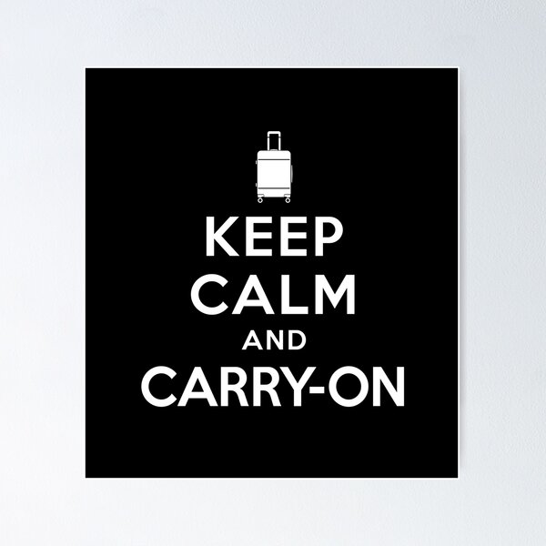 Item preview, Keep Calm and Carry-On designed and sold by twHistory.