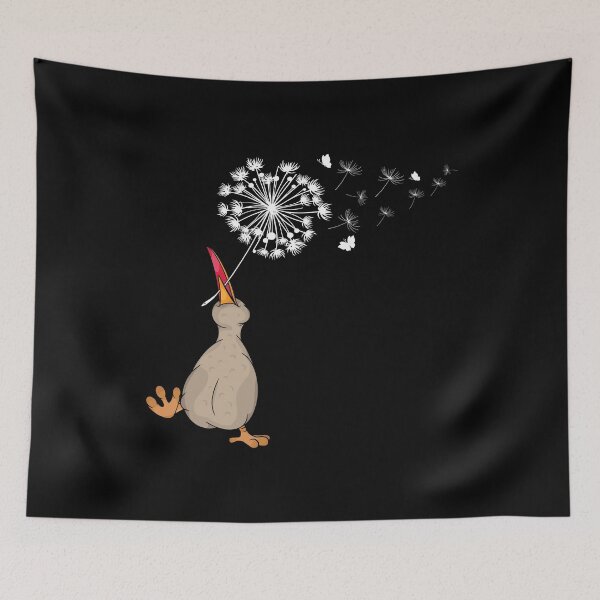 Item preview, Happy Kiwi Gift Kids Dandelion Nature Dancing Kiwi Bird designed and sold by DSWShirts.