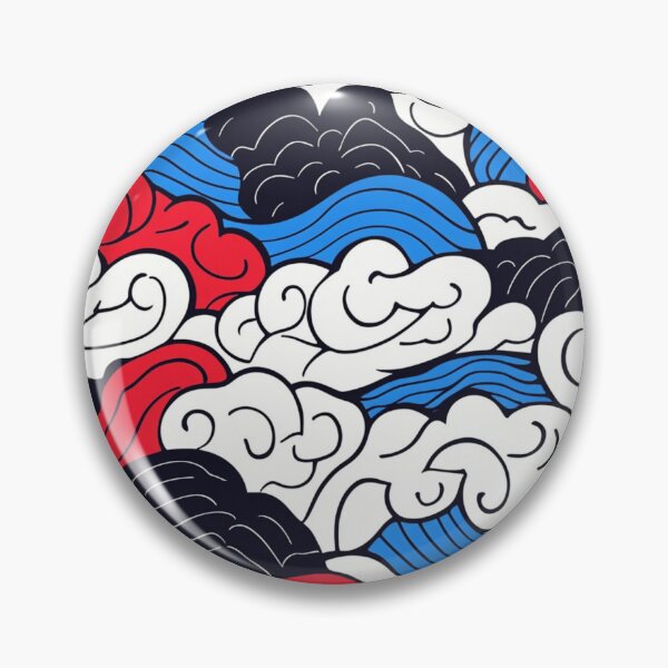 Item preview, Ocean waves pattern Hiroshi Nagai umi no nami designed and sold by Nightarcade.