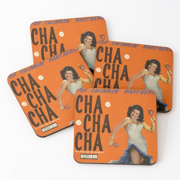 Item preview, cha cha cha record vintage cover for swing partners poster designed and sold by PIXEL POP DESIGNS - Beyond the Norm!.