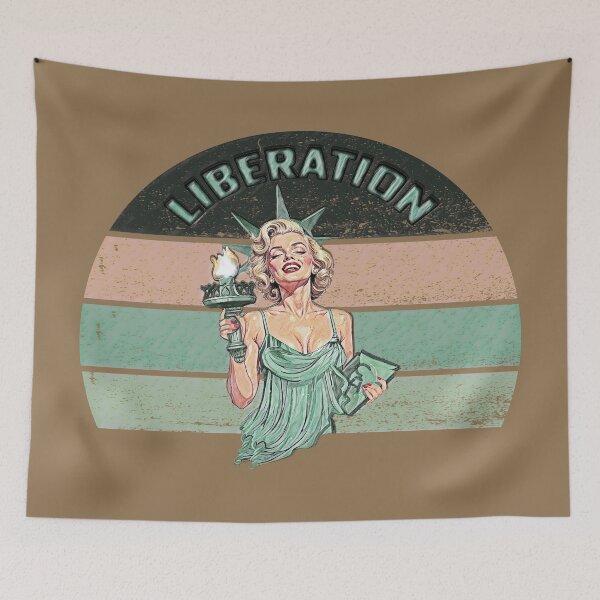 Item preview, Retro Circle Tribute to Freedom & Trance designed and sold by Hen-C-Art.