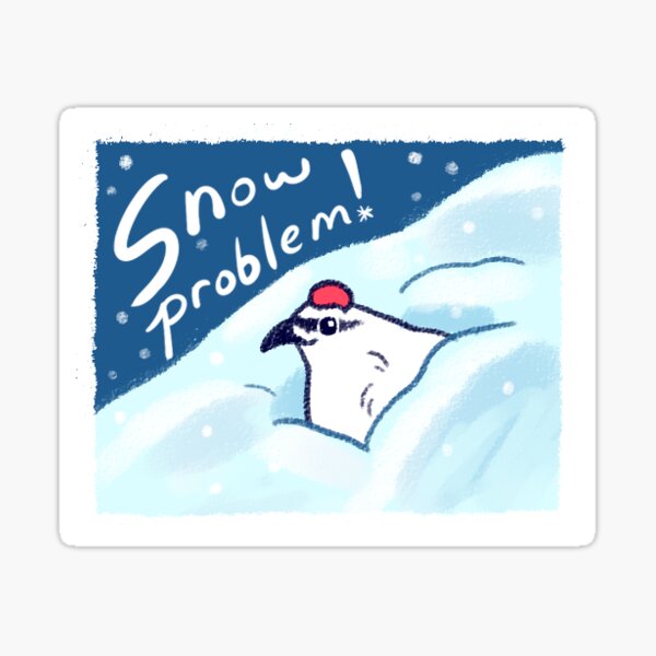 Item preview, Rock ptarmigan - Snow problem! designed and sold by Skoryx.