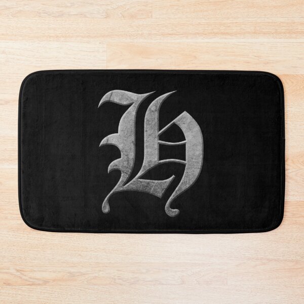 Item preview, Capital Letter H - Worn Stone Effect Gothic Blackletter Script / Old English Font designed and sold by STUDIO-72.