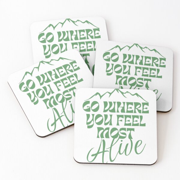 Item preview, GO WHERE YOU FEEL MOST ALIVE  ! designed and sold by Abdelillah10.