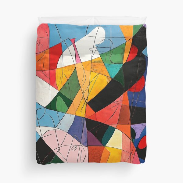 Item preview, Abstract Geometric Colorful Drawing designed and sold by regiaart.