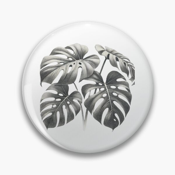 Item preview, Monstera Pattern – Tropical Leaf Bathroom Décor, Stickers, Shower Curtain, Gifts for Plant Lovers designed and sold by Deez Duckz.
