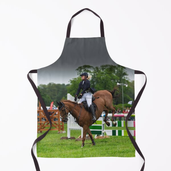 Item preview, Thrilling moment at an equestrian show jumping event designed and sold by David Patterson.