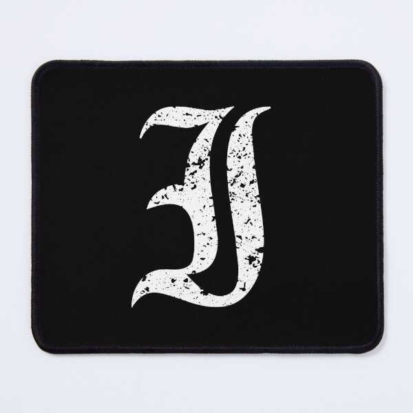 Item preview, Capital Letter I - Eroded / Distressed Gothic Blackletter Script / Old English Font (White) designed and sold by STUDIO-72.