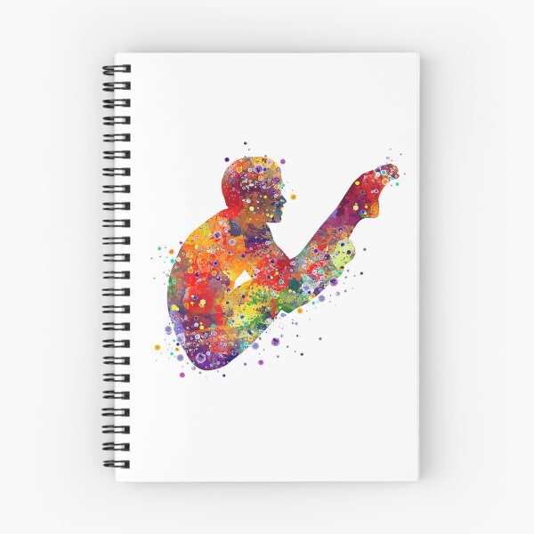 Item preview, Boy Springboard Diver Watercolor Sport Gift designed and sold by LotusGifts.