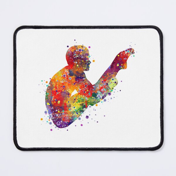 Item preview, Boy Springboard Diver Watercolor Sport Gift designed and sold by LotusGifts.