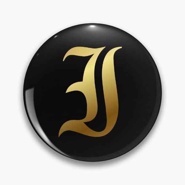 Item preview, Capital Letter I - Foil Gold Effect Gothic Blackletter Script / Old English Font designed and sold by STUDIO-72.