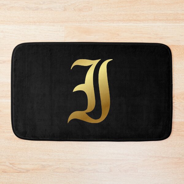 Item preview, Capital Letter I - Foil Gold Effect Gothic Blackletter Script / Old English Font designed and sold by STUDIO-72.