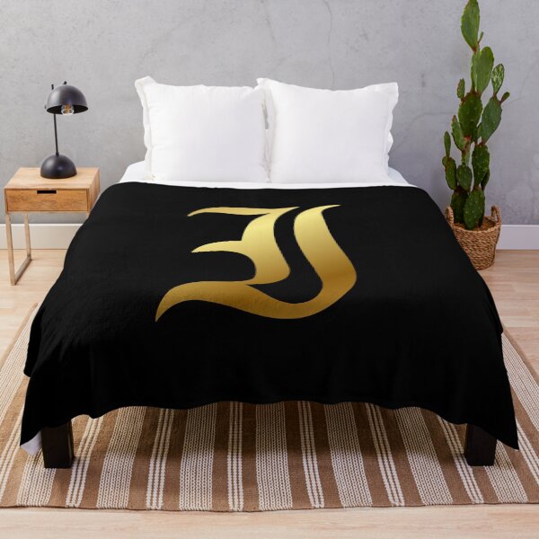Item preview, Capital Letter I - Foil Gold Effect Gothic Blackletter Script / Old English Font designed and sold by STUDIO-72.