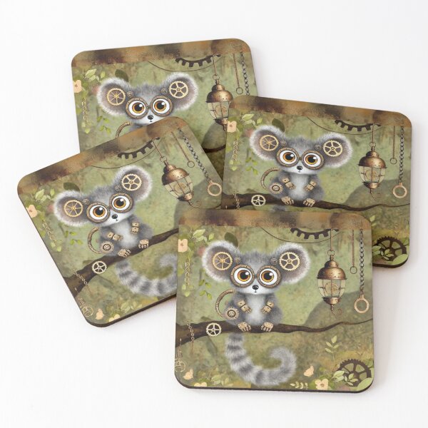 Item preview, Steampunk Grey Mouse Lemur designed and sold by Sillytoe.