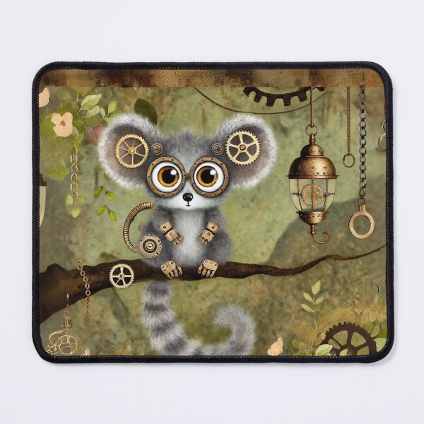 Item preview, Steampunk Grey Mouse Lemur designed and sold by Sillytoe.