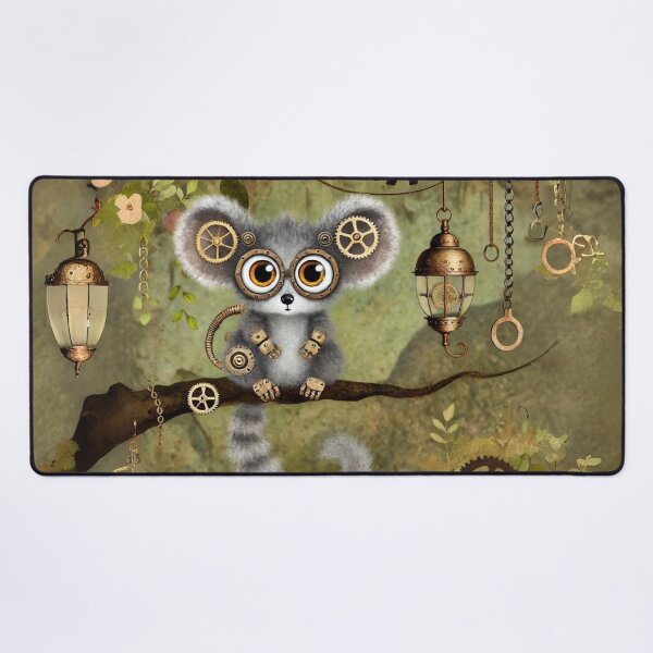 Item preview, Steampunk Grey Mouse Lemur designed and sold by Sillytoe.