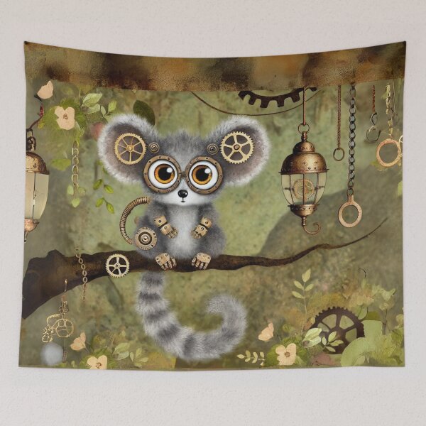 Item preview, Steampunk Grey Mouse Lemur designed and sold by Sillytoe.