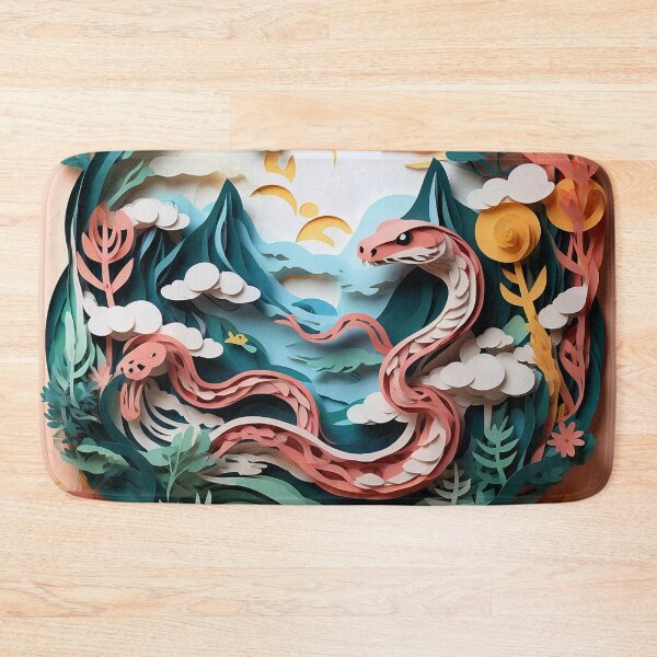 Item preview, Layered Landscape: Serpent's Domain designed and sold by tiltshiftearth.