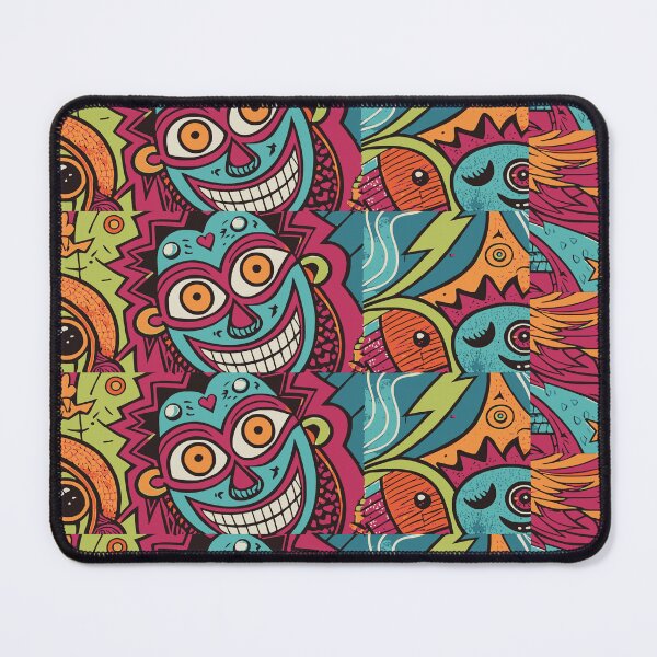 Item preview, Version 11: Psychedelic Graffiti Monsters, Straight from the Urban Street - Eat 'Em Up! designed and sold by markmm9.