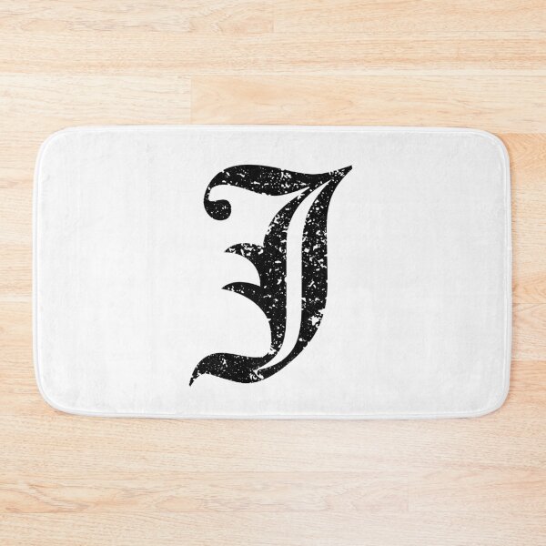 Item preview, Capital Letter J - Eroded / Distressed Gothic Blackletter Script / Old English Font (Black) designed and sold by STUDIO-72.