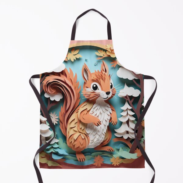 Item preview, Happy Little Paper Squirrel designed and sold by tiltshiftearth.