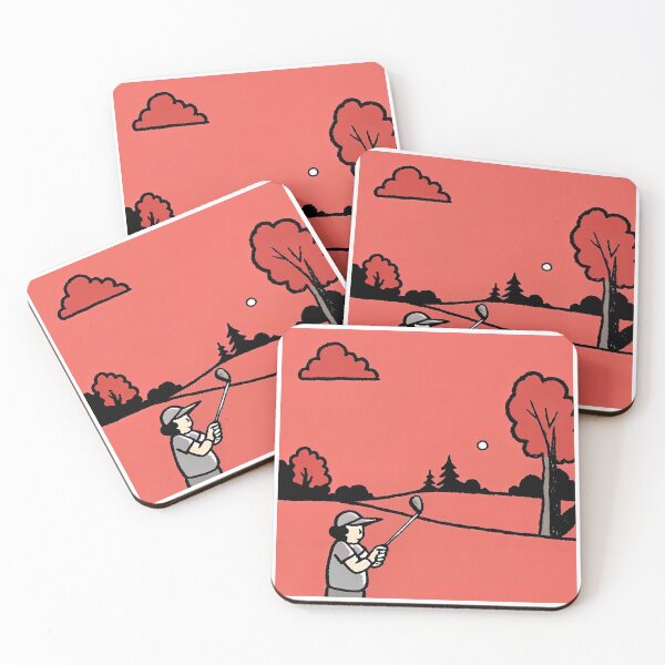 Item preview, Golf Course Art Sport Illustration Golfing Landscape designed and sold by ART ATTACK ZONE.