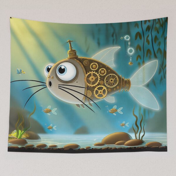 Item preview, Steampunk Hardhead Catfish designed and sold by Sillytoe.