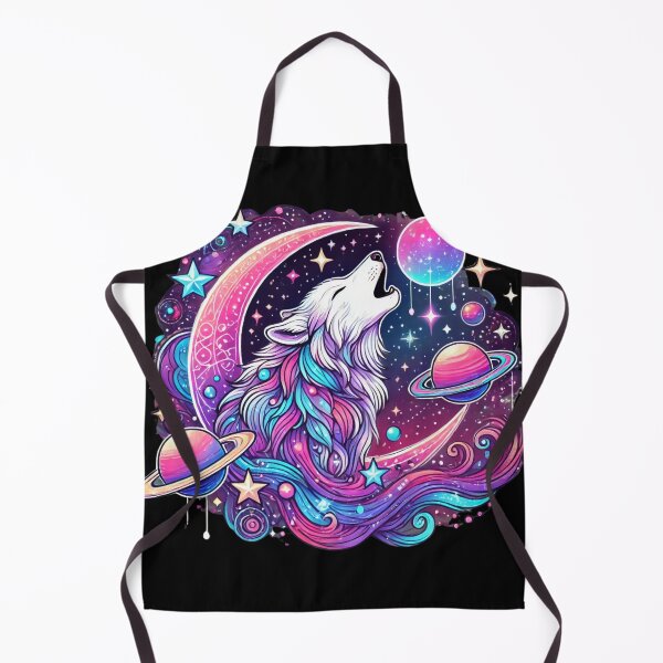 Item preview, Galactic Wolf on the Moon designed and sold by HarriPaloma.