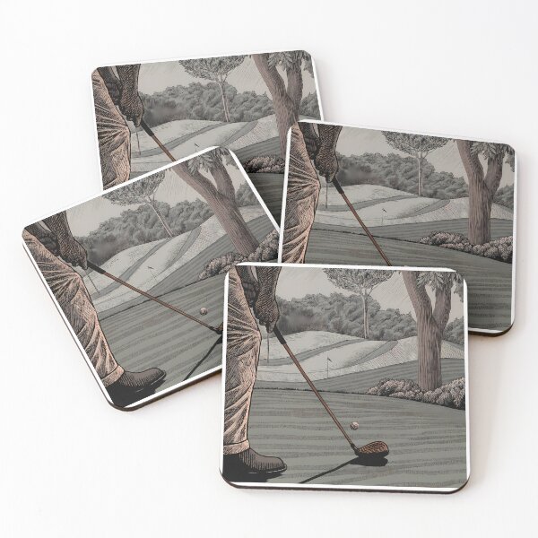 Item preview, Outdoor Golf Course Art Sport Illustration Golfing Landscape designed and sold by ART ATTACK ZONE.