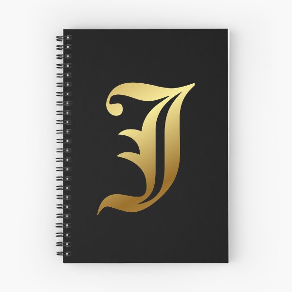 Item preview, Capital Letter J - Foil Gold Effect Gothic Blackletter Script / Old English Font designed and sold by STUDIO-72.