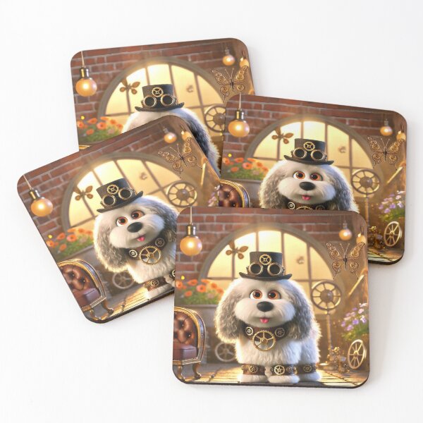 Item preview, Steampunk Havanese Dog in Workshop designed and sold by Sillytoe.