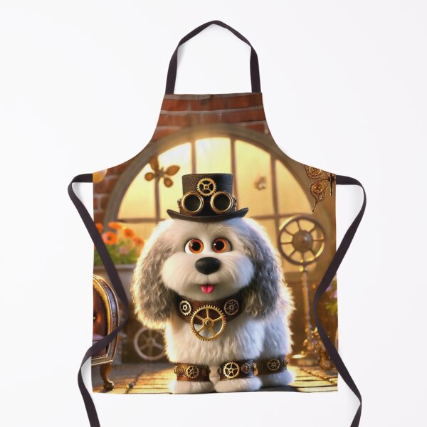 Item preview, Steampunk Havanese Dog in Workshop designed and sold by Sillytoe.