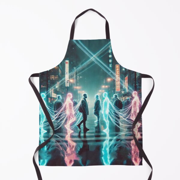 Item preview, Neon Souls in a Cyber City designed and sold by Wiredart.