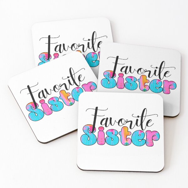 Item preview, Favorite Sister (Coastal) designed and sold by Whackadoodletee.