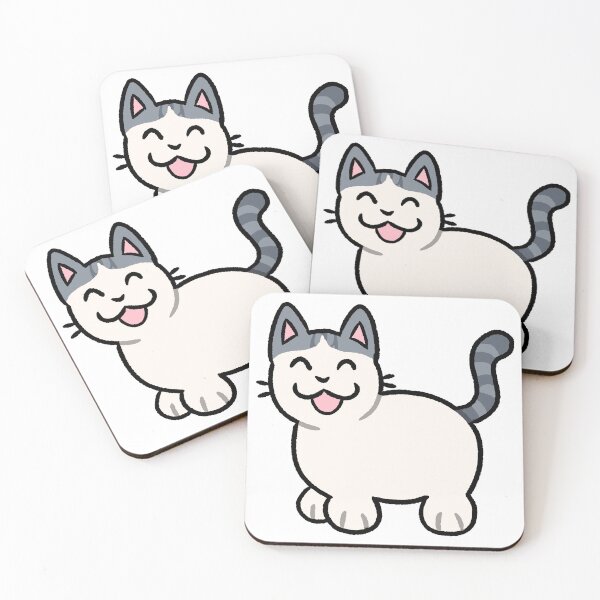 Item preview, Silly Blue and White Van Mackeral Tabby Cat designed and sold by ZorriSparkles.
