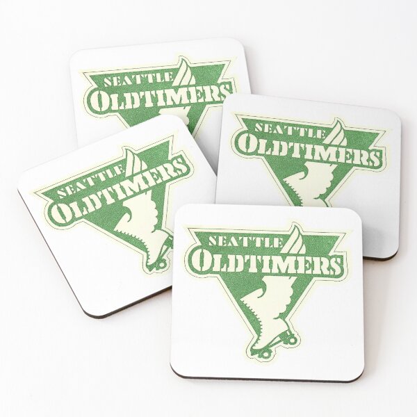 Item preview,  Seattle Old Timers Seattle Washington Roller Skating Rink Sticker Decal Label designed and sold by tislord.