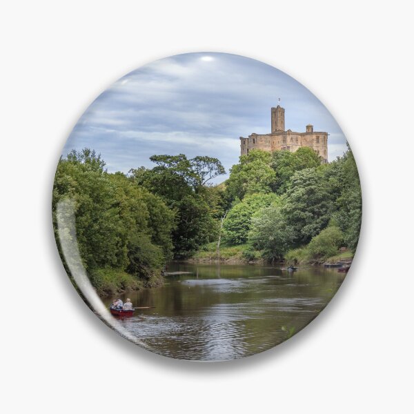 Item preview, Serene River with Warkworth Castle Overlook designed and sold by David Patterson.